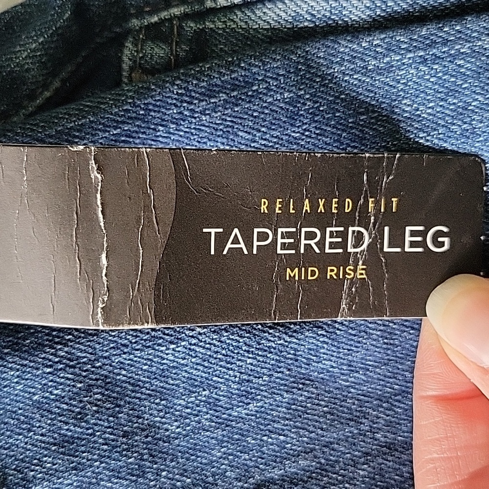 Lee relaxed fit tapered leg jeans NWOT - Picture 6 of 7